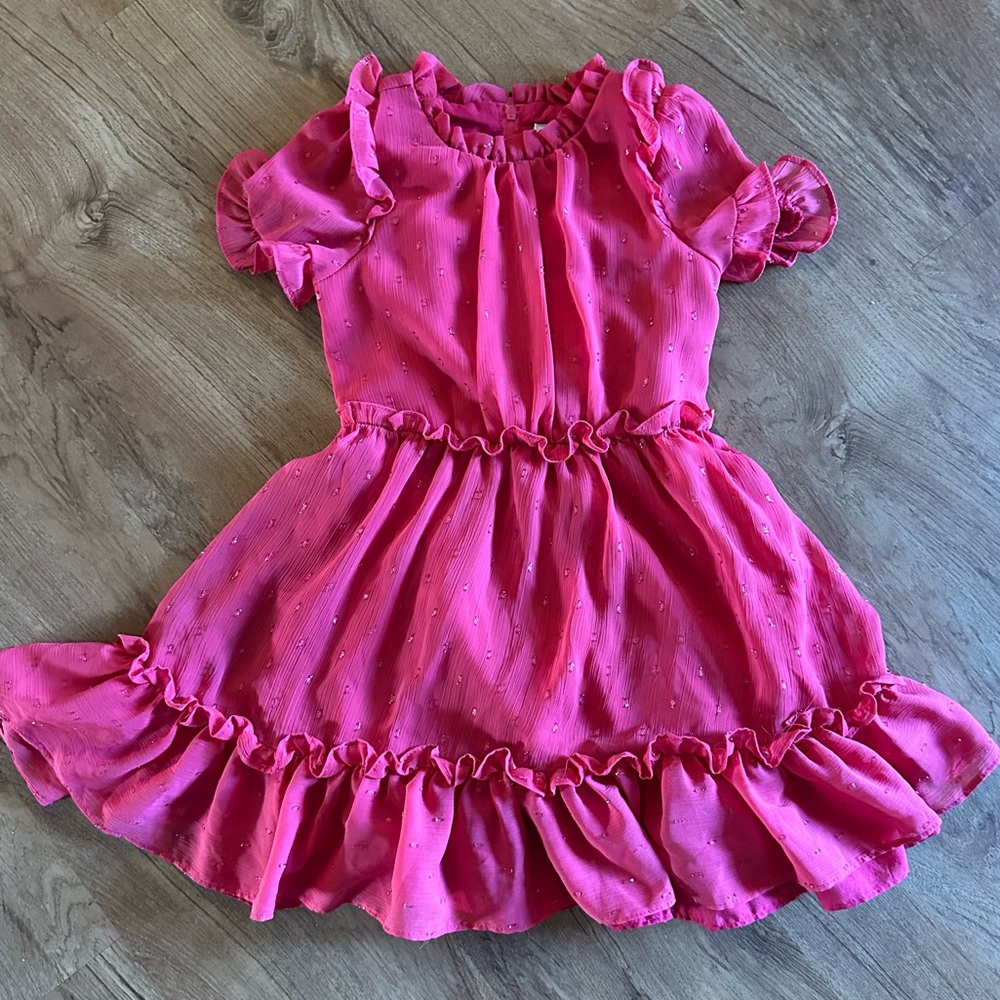 Wonder Nation Pink Ruffle Dress